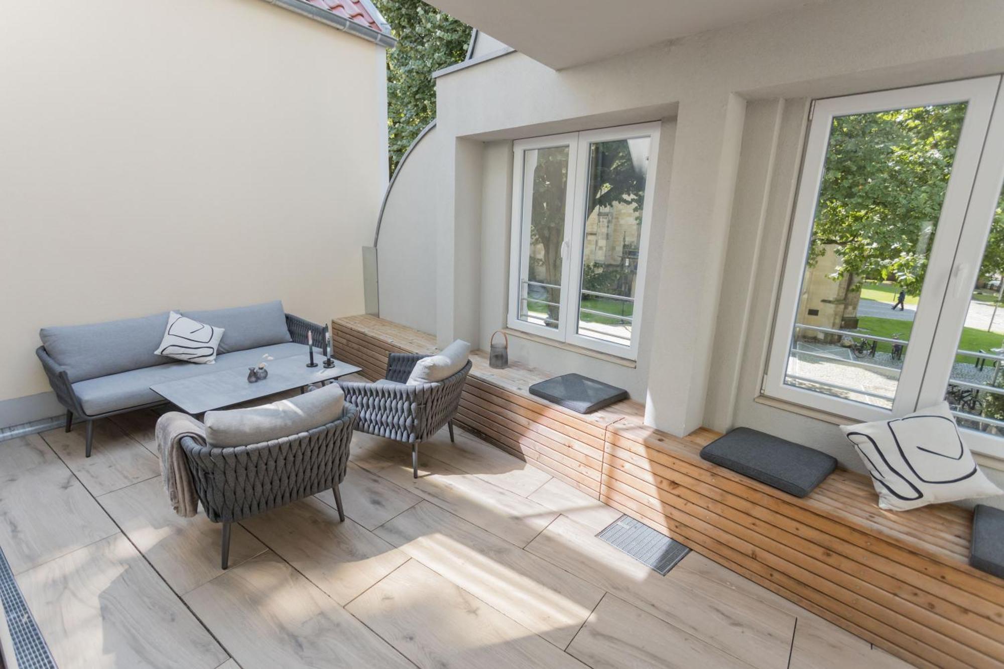 Stilvolles City-Apartment Glocke Ludinghausen Extérieur photo